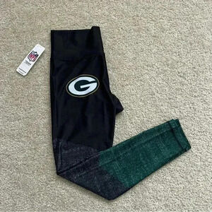NFL Team Apparel Sleepwear Green Bay Packers Leggings Yoga Pants Women’s Size M